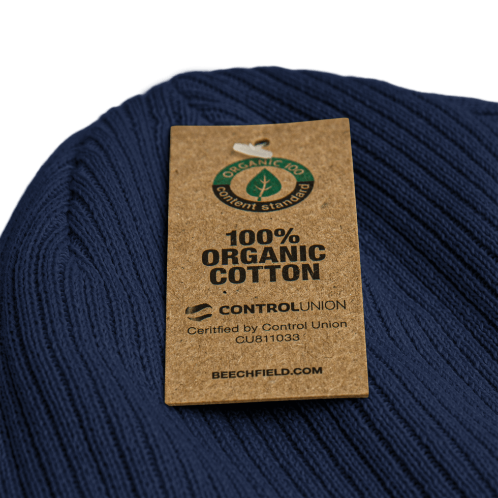 Bonnet en coton biologique côtelé — Feuille de palmiers — écologique3